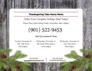Holiday Catering Memphis | A Moveable Feast Catering